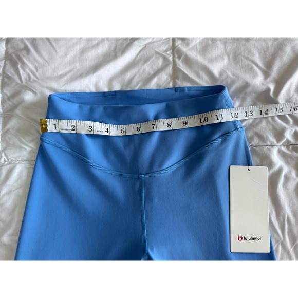 New Lululemon Size 6 Wunder Under SmoothCover High-Rise Tight 25" Pool Blue NWT - Picture 4 of 8